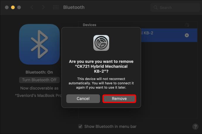 Comment déconnecter un clavier Bluetooth d'un Mac