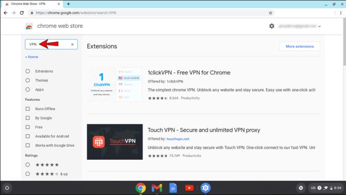 Como usar uma VPN em um Chromebook