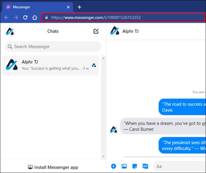 Comment savoir si quelqu'un vous a bloqué dans Messenger