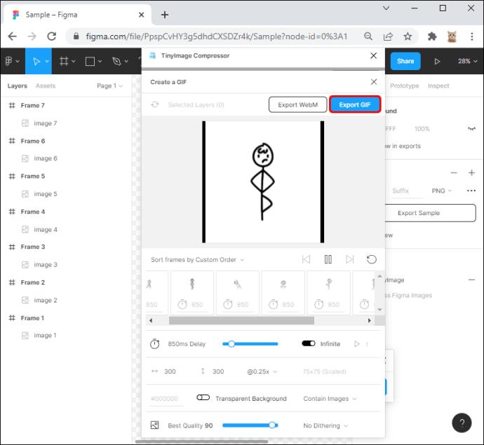 How To Export A GIF From Figma