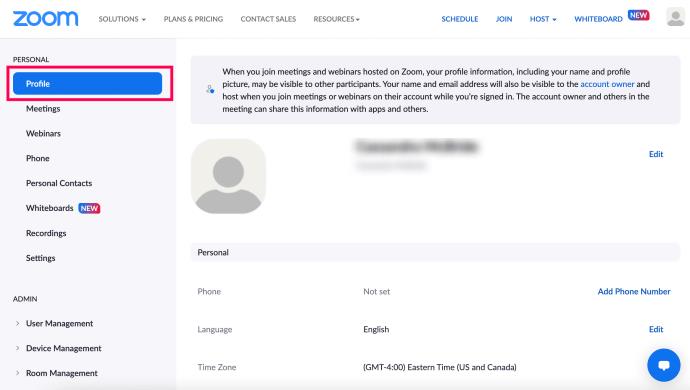 How To Change Or Set Your Profile Picture In Zoom