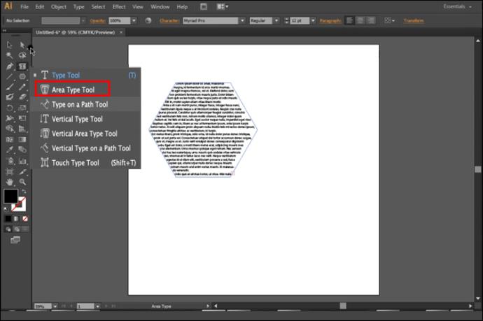 Comment faire du texte une forme dans Illustrator