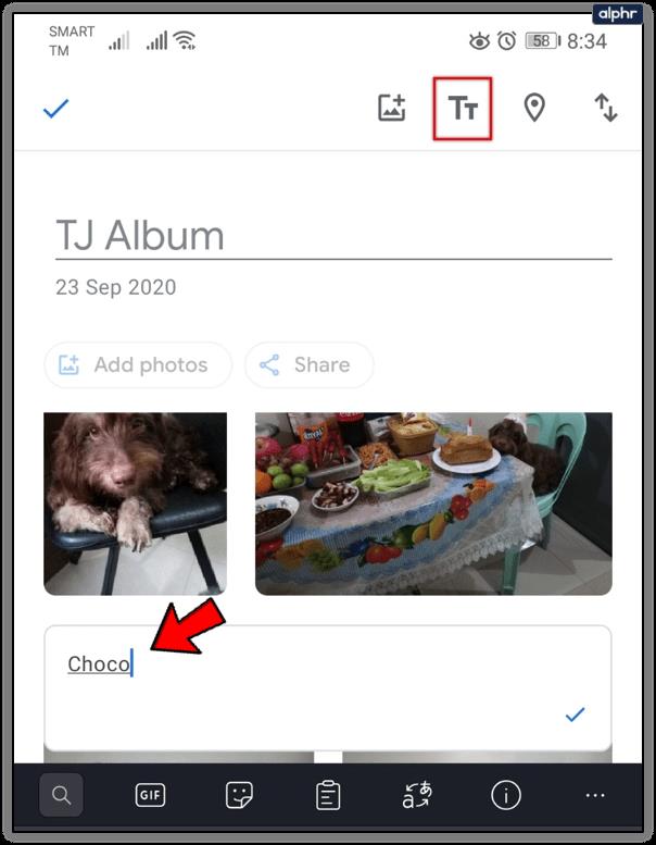 How To Add Text In Google Photos