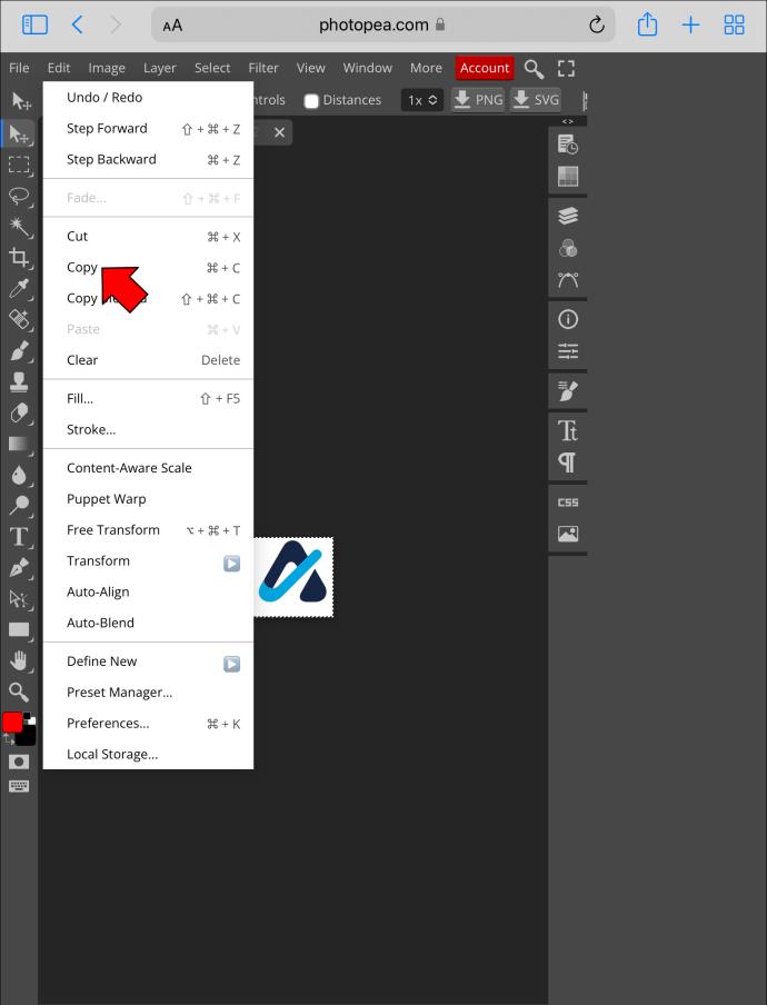 How To Resize An Image In PhotoPea