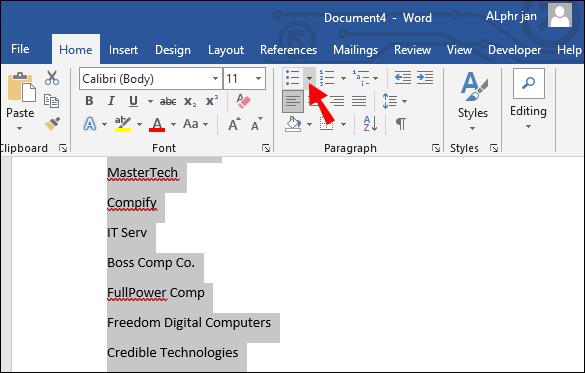 Comment créer une liste de contrôle dans Microsoft Word