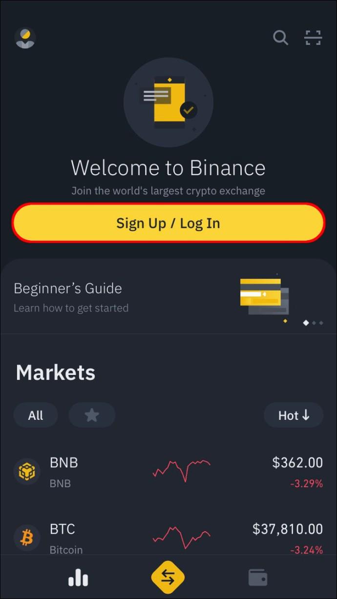 كيفية السحب إلى حساب بنكي من Binance