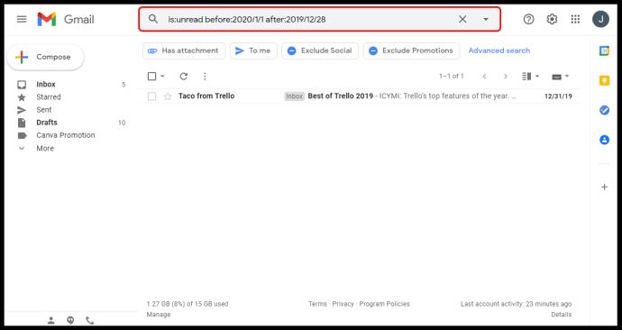 Como encontrar e-mails não lidos no Gmail