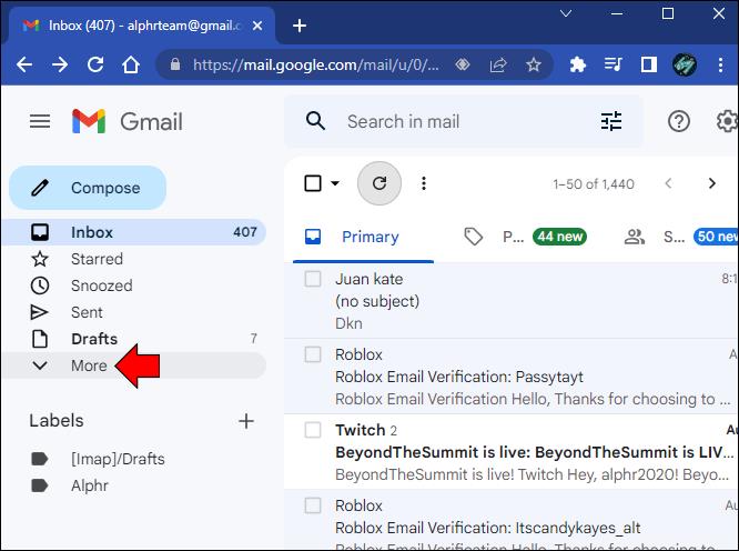 Como visualizar seus e-mails bloqueados no Gmail