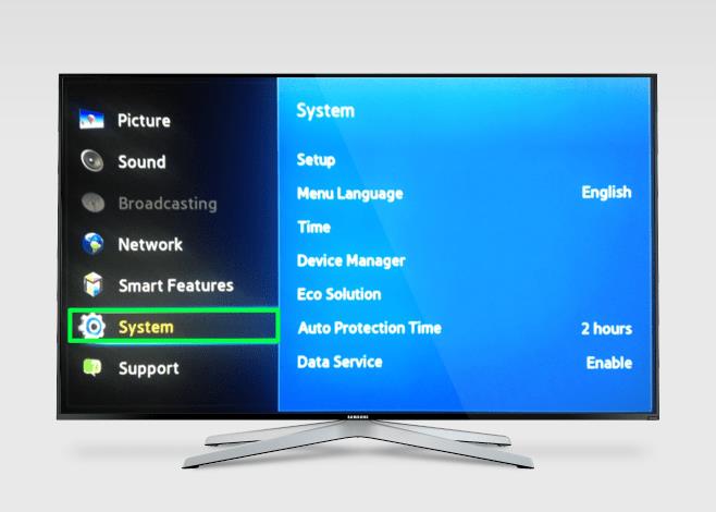 Samsung TV の言語を変更する方法