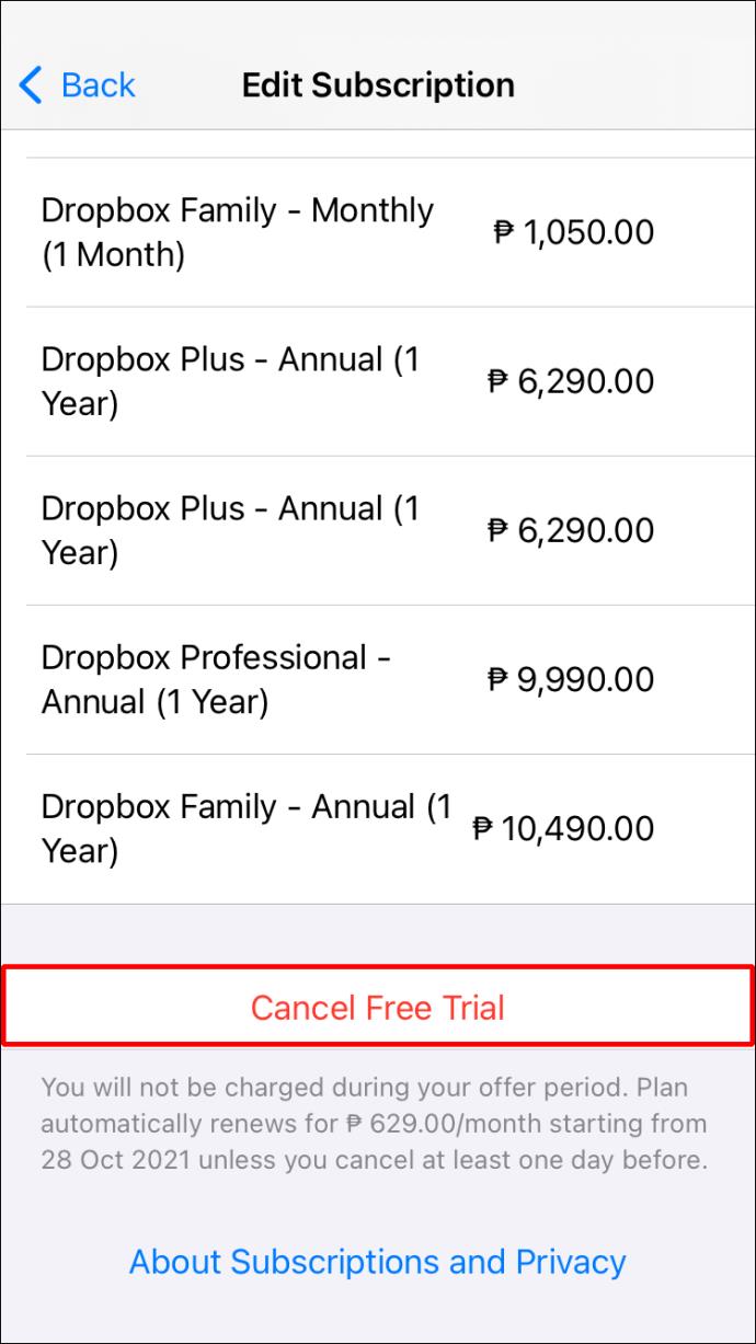 How To Cancel A Dropbox Subscription
