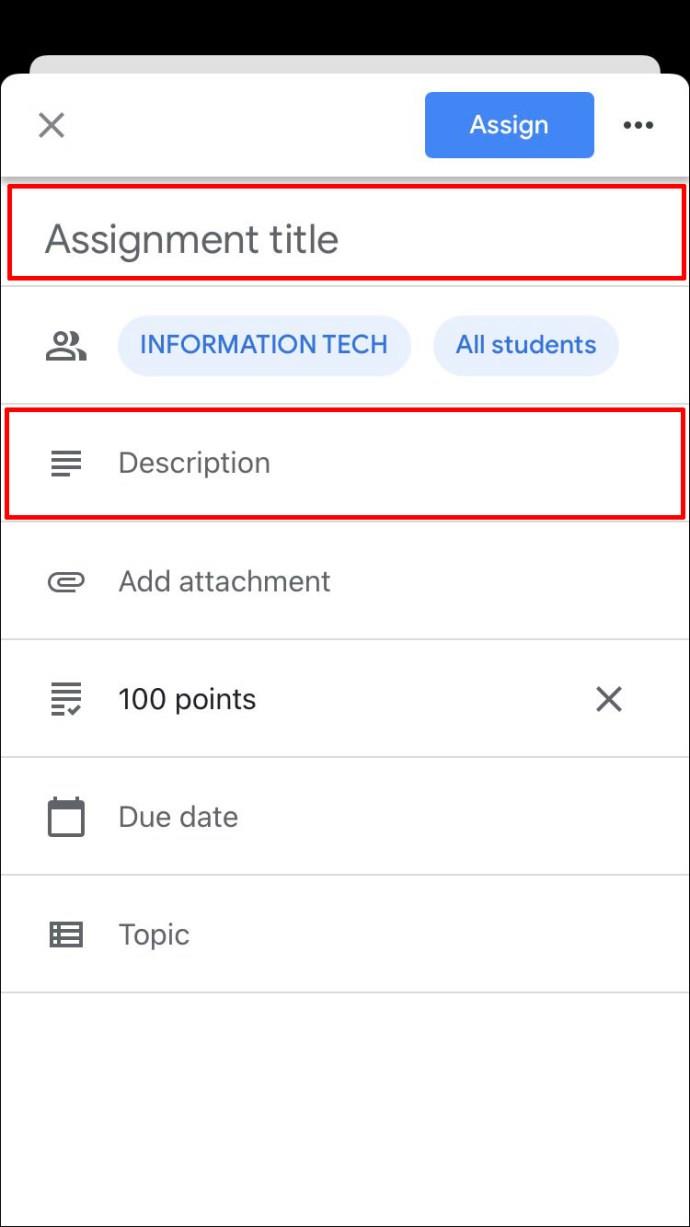 كيفية إنشاء واجب في Google Classroom