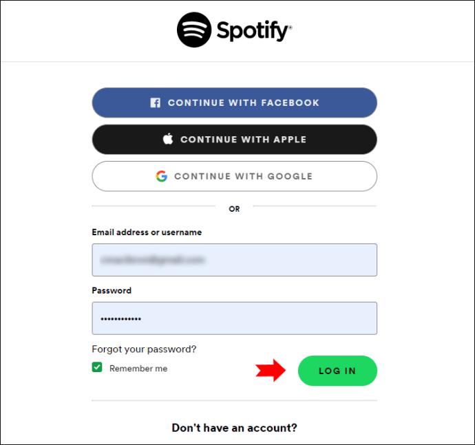 Comment changer le mot de passe d'un compte Spotify