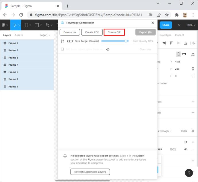 How To Export A GIF From Figma