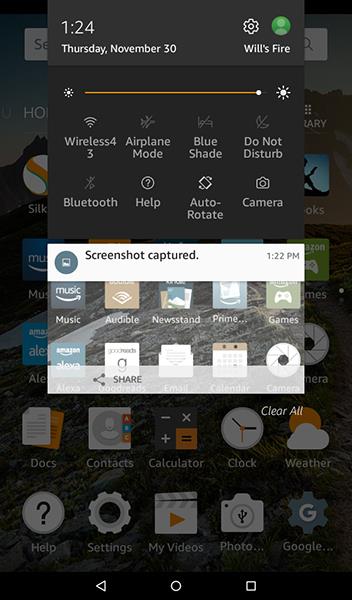 How To Take A Screenshot With Your Amazon Fire Tablet