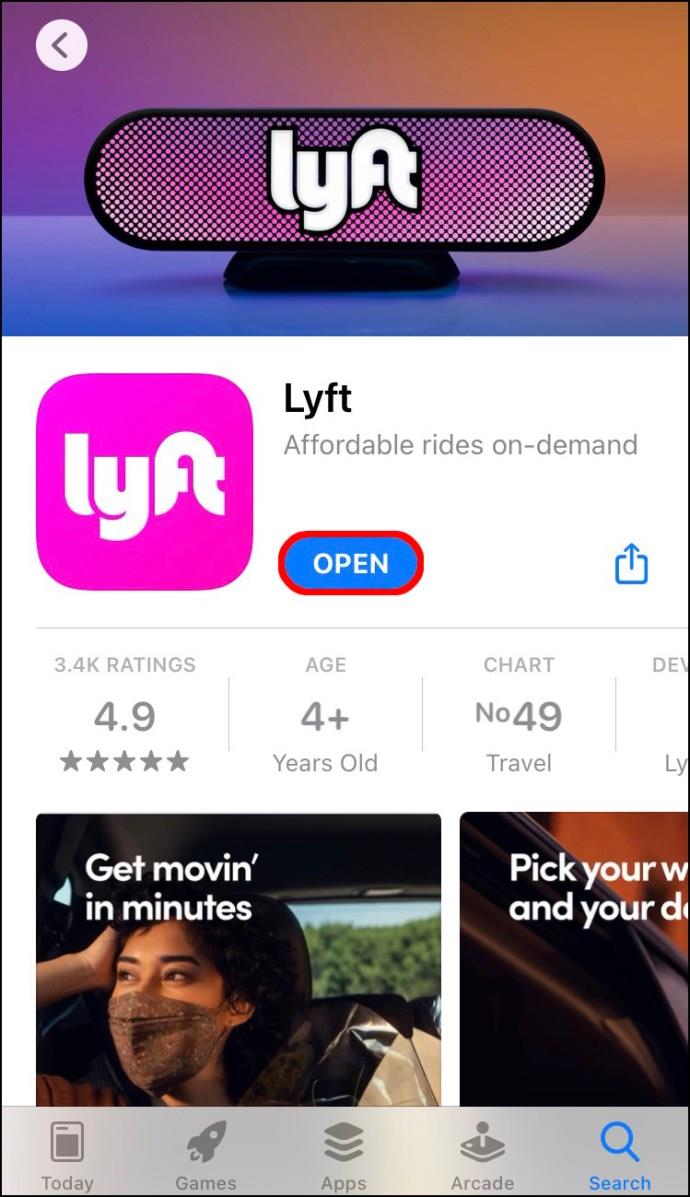 Como visualizar corridas agendadas no Lyft