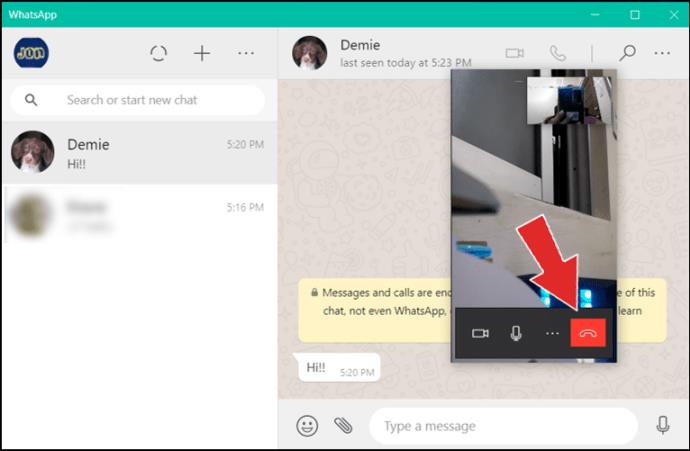 Comment faire un appel vidéo WhatsApp dans Windows 10