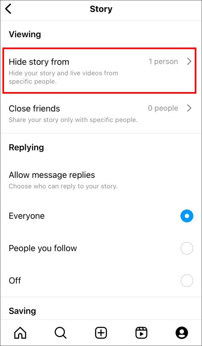 Comment cacher une histoire à tout le monde sur Instagram
