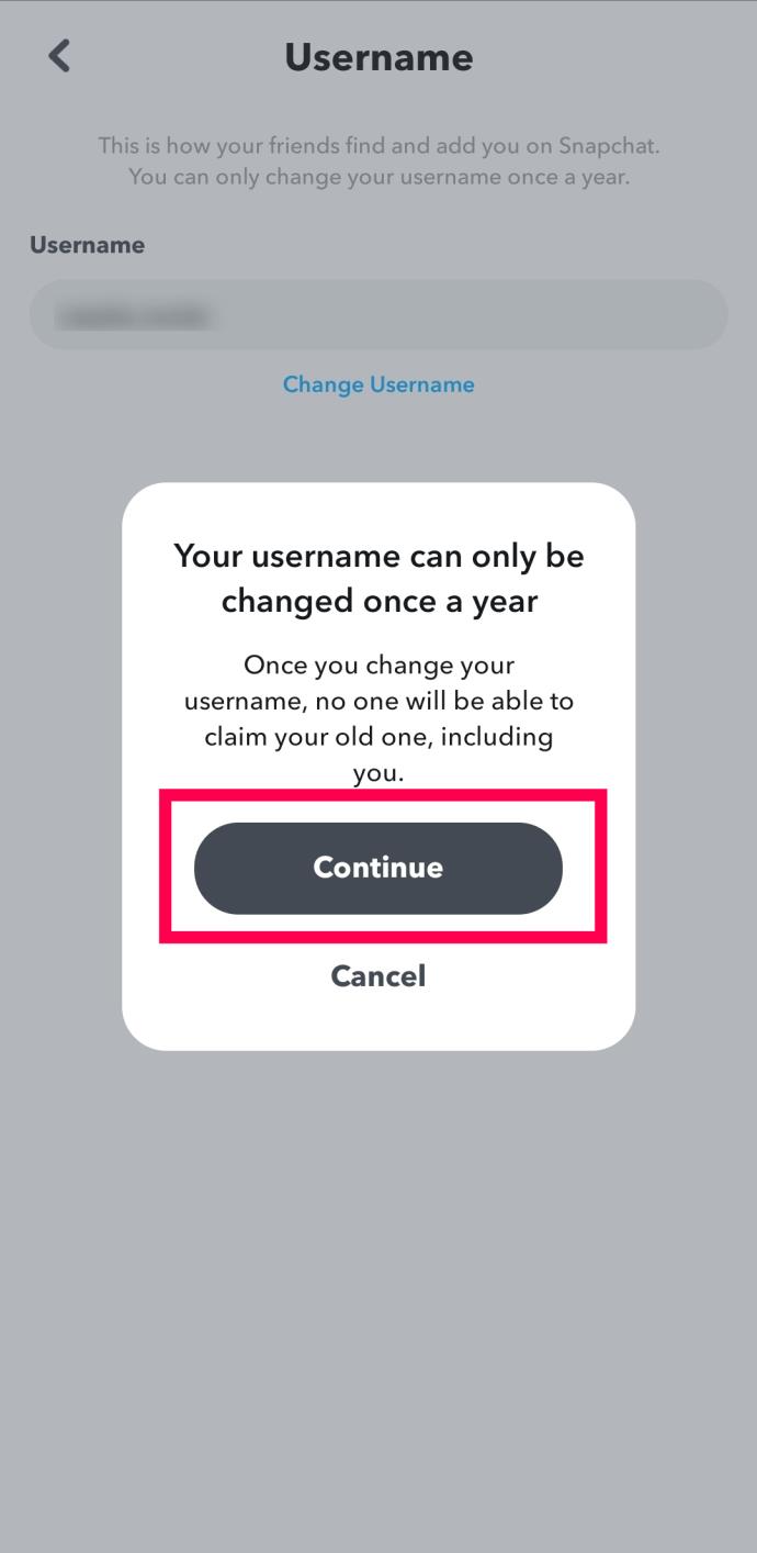 Comment changer votre nom d'utilisateur dans Snapchat