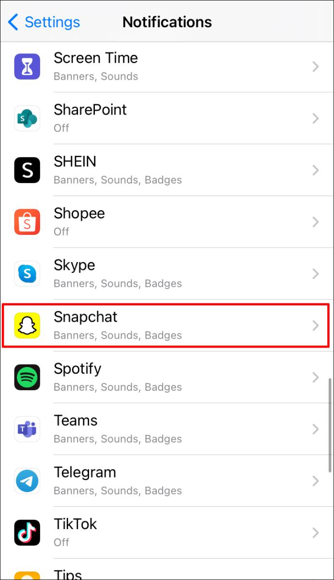 Snapchat에서 알림을 활성화하는 방법