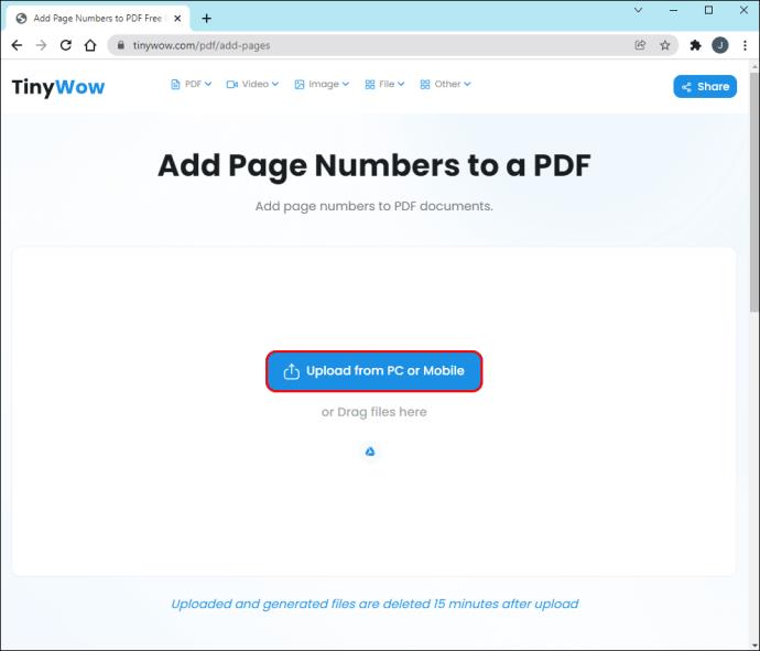 How To Add Page Numbers To A PDF