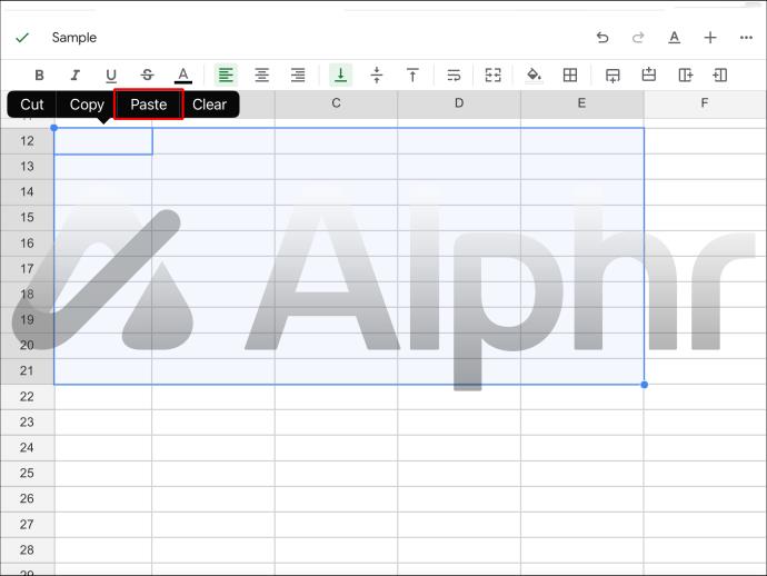 Como copiar sem linhas ocultas no Google Sheets