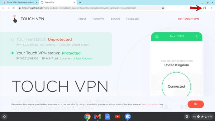 Como usar uma VPN em um Chromebook