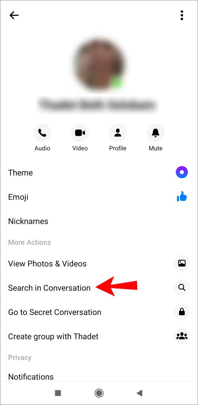 Comment rechercher dans les messages de Facebook Messenger