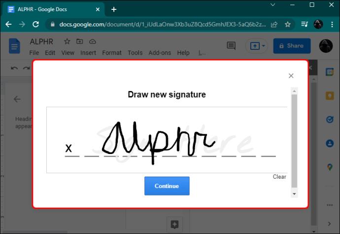 How To Insert A Signature Line In Google Docs