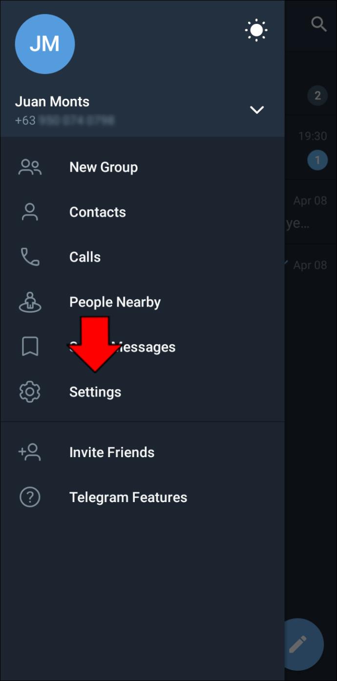 Comment changer votre numéro dans Telegram