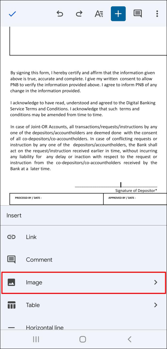 How To Insert A Signature Line In Google Docs