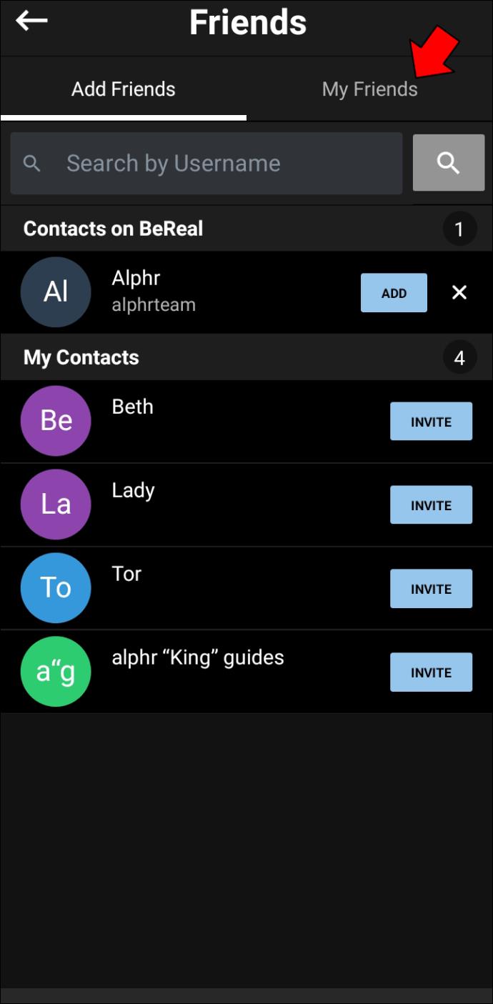Como adicionar amigos no BeReal
