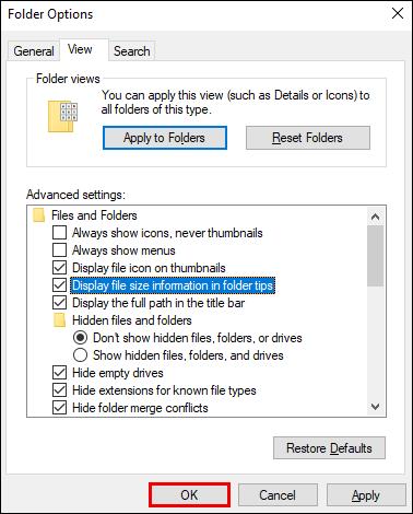 Comment afficher la taille du dossier sur un PC, Google Drive ou Dropbox