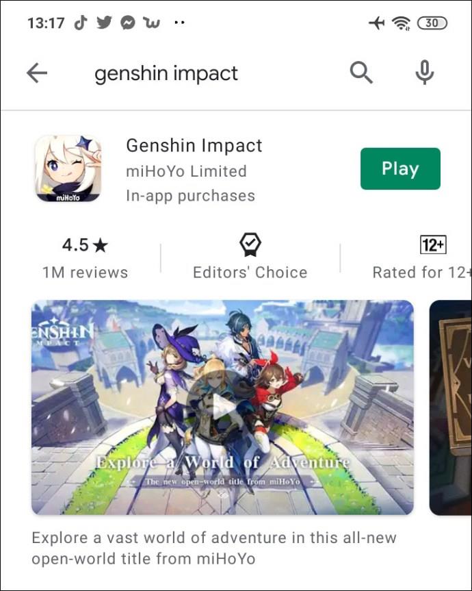 Android 또는 IPhone에서 Genshin Impact를 다시 시작하는 방법