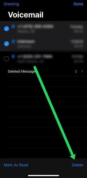 Hoe alle voicemails op een iPhone te verwijderen