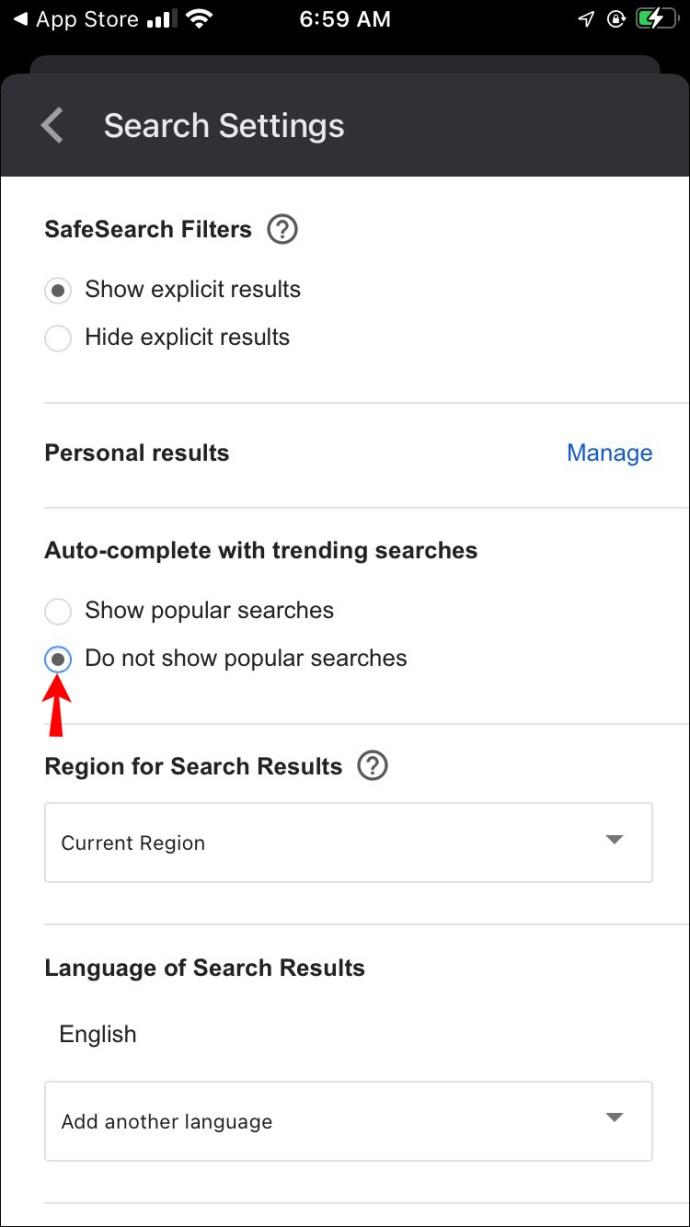 How To Turn Off Trending Searches On Google