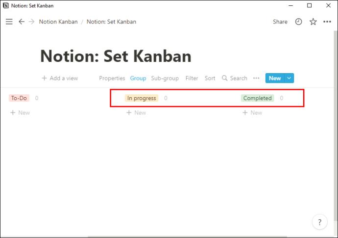 How To Setup A Kanban Board In Notion