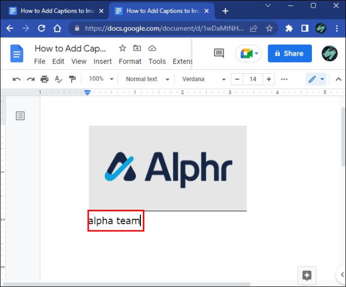 Google डॉक्स में इमेज में कैप्शन कैसे जोड़ें