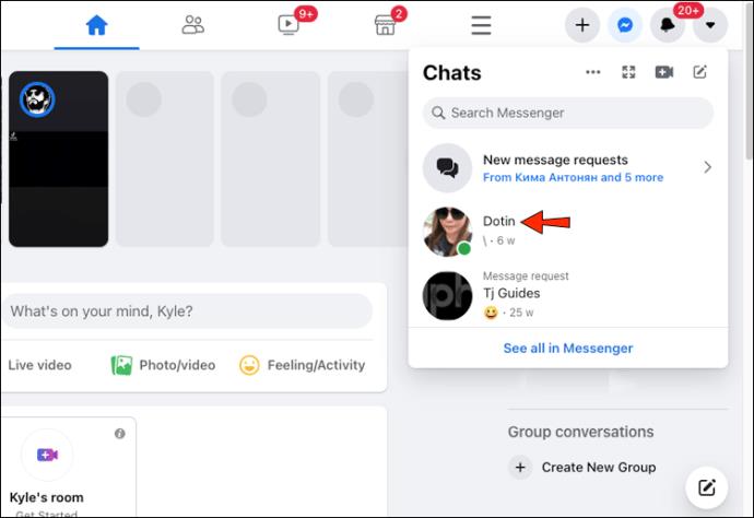 Como enviar um vídeo no Facebook Messenger