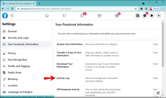 How To View When A Facebook Account Was Created