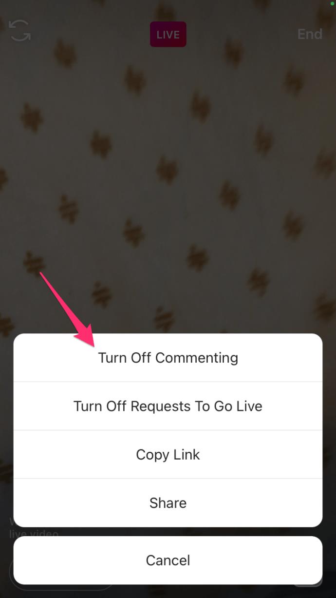 Comment masquer les commentaires sur Instagram Live