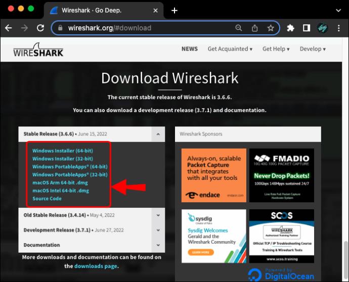 Comment capturer des paquets dans WireShark