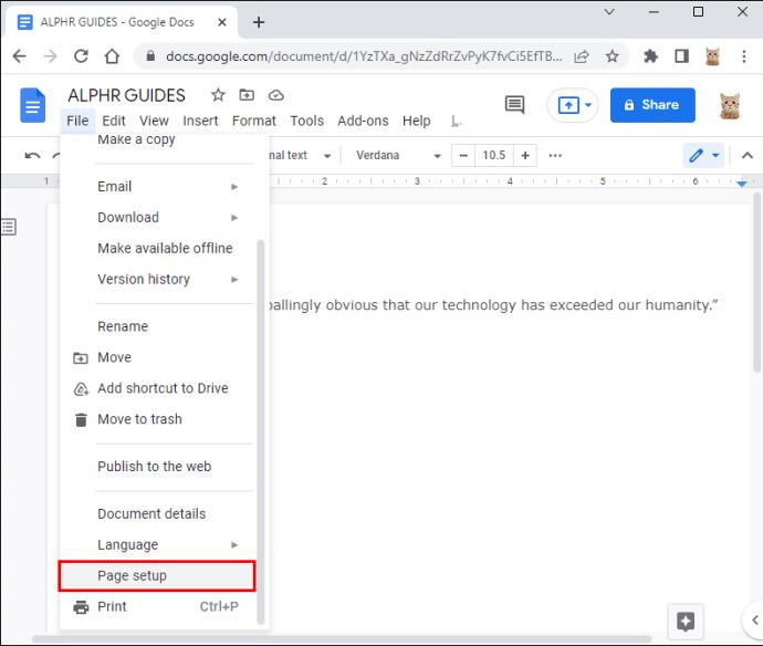 How To Change The Background Color In A Google Doc