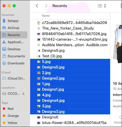 Comment renommer des fichiers par lots sur un Mac