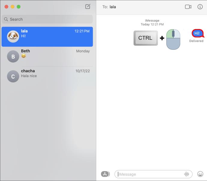 Cómo cancelar el envío de un mensaje en IMessage