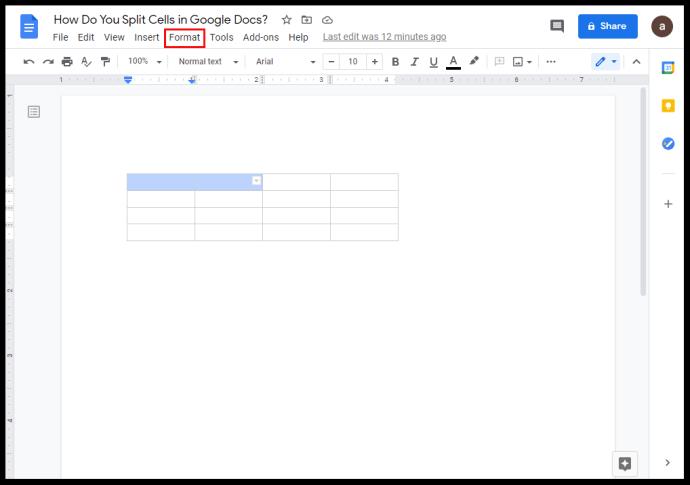 Comment faire deux colonnes dans Google Docs