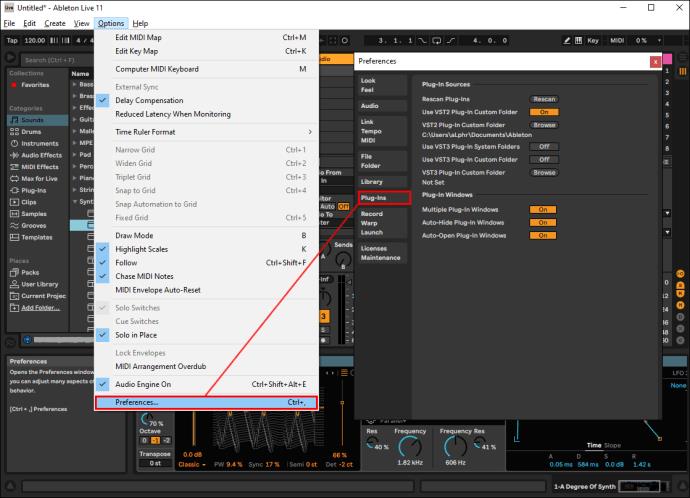 Comment utiliser les plugins avec Ableton