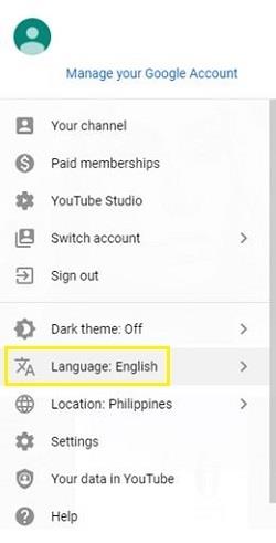 How To Change The Language On YouTube