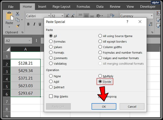 كيفية تحريك المنازل العشرية في Excel