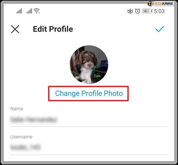 Comment changer une photo de profil sur Instagram