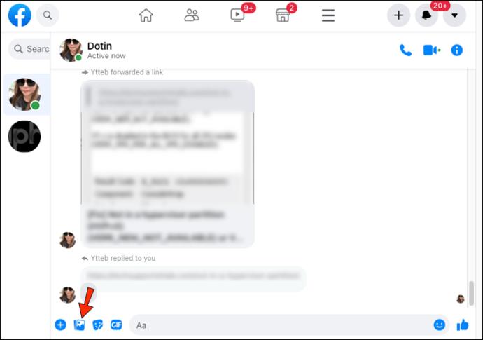 Como enviar um vídeo no Facebook Messenger